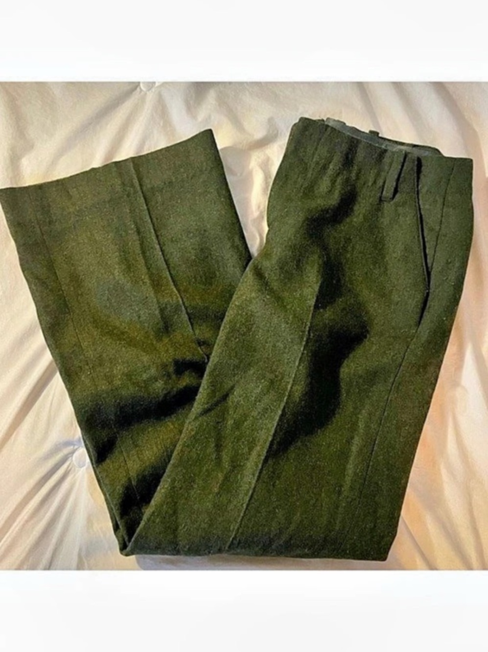 Banana Republic Green Wool Trousers